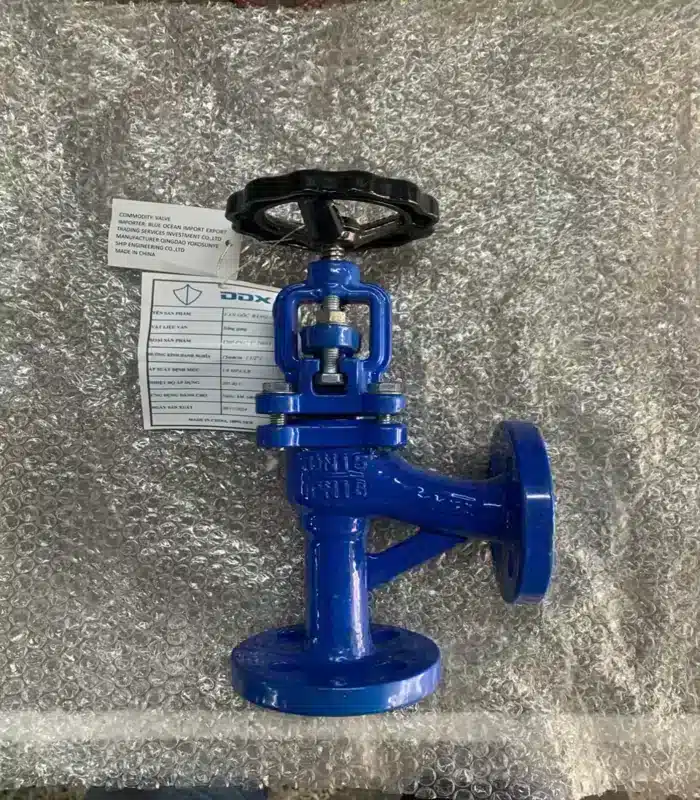 Van góc gang PN16 Van góc gang PN16