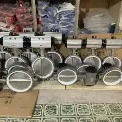 Van Bướm Inox Khí Nén KST Van bướm inox teflon khí nén KST 3