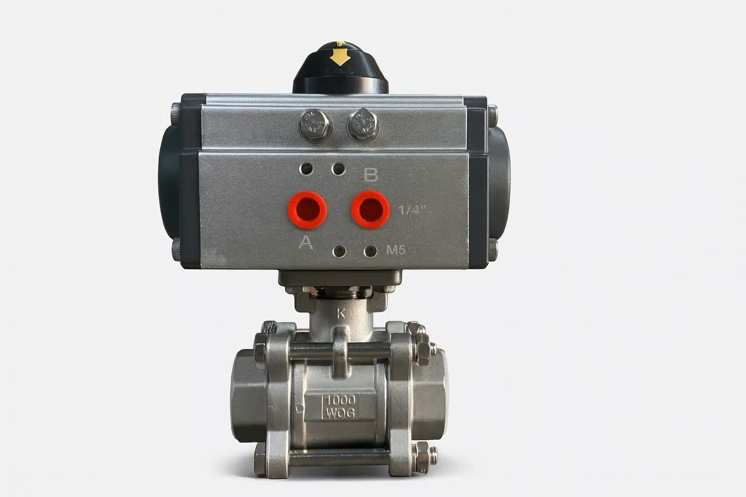 Van bi inox khí nén ren KST van bi khí nén KST