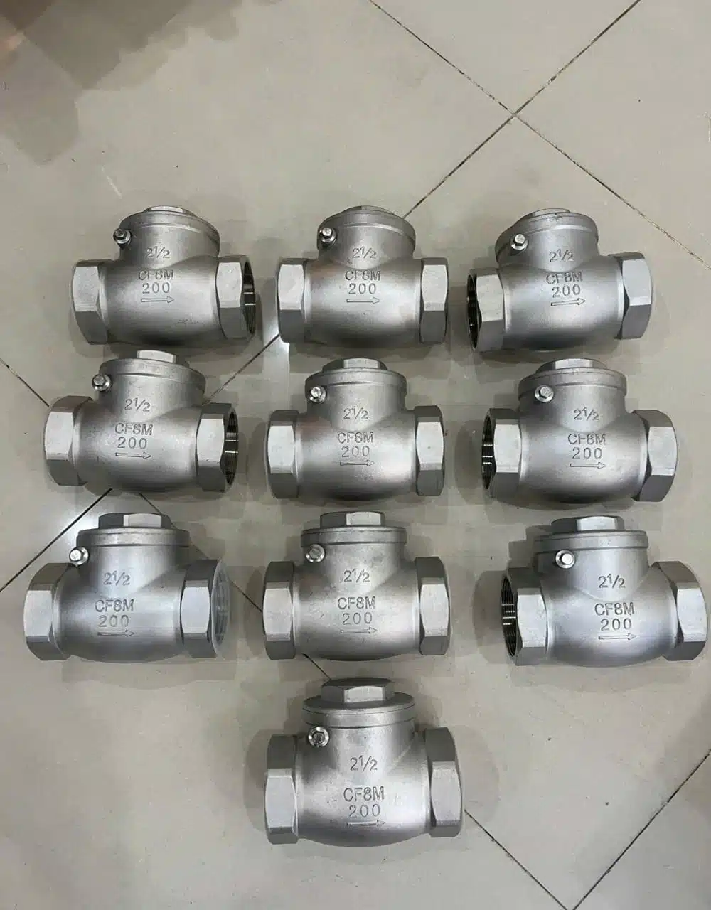 van một chiều ren inox CF8M(3) van một chiều ren inox CF8M(3)