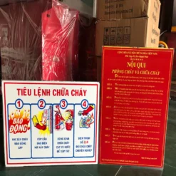 bảng nội quy tiêu lệnh pccc 3