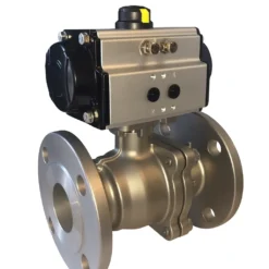 van bi mặt bích khí nén KST